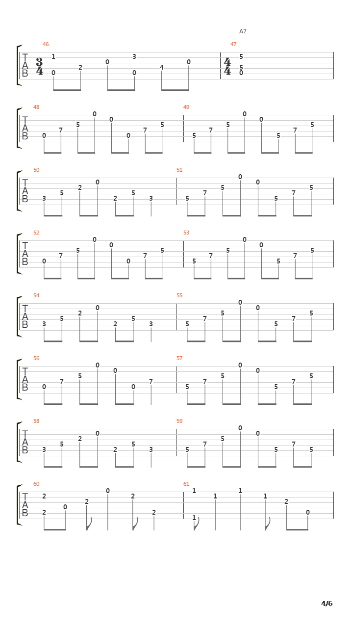 Different Strings吉他谱