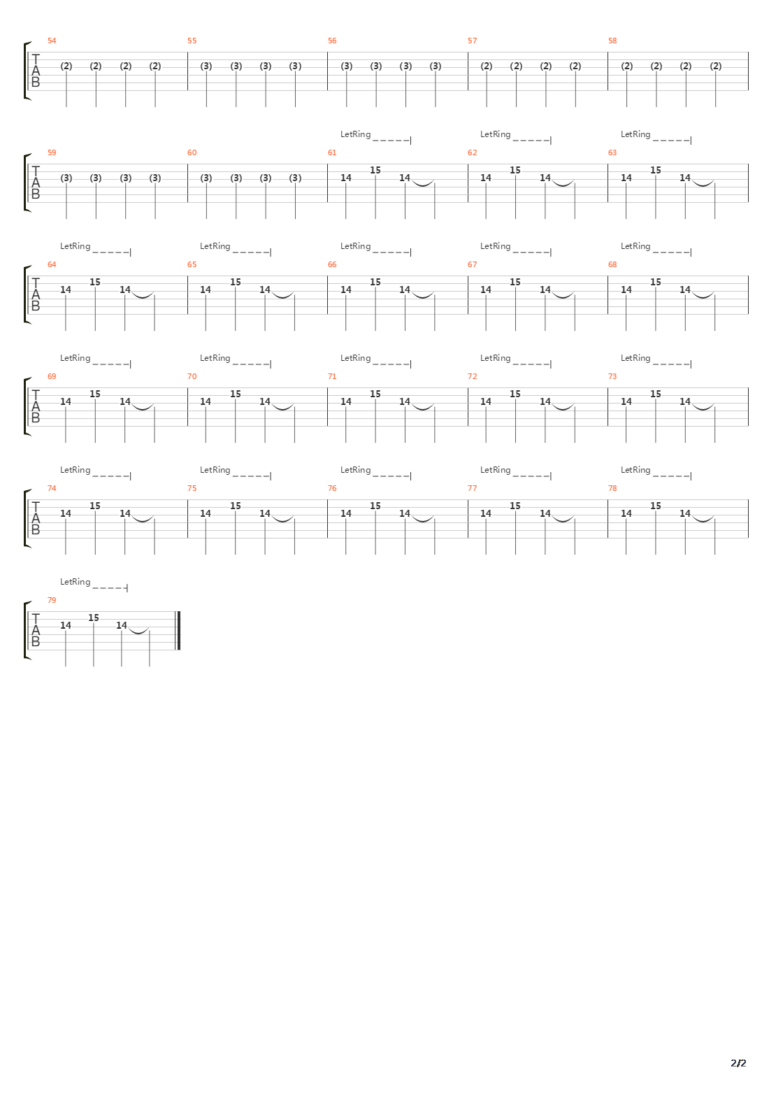 Fathoms (With Intro)吉他谱