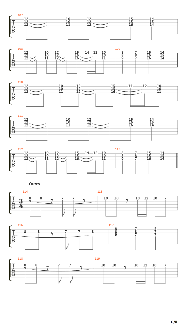 Karolinens Bön (The Carolean Prayer)吉他谱