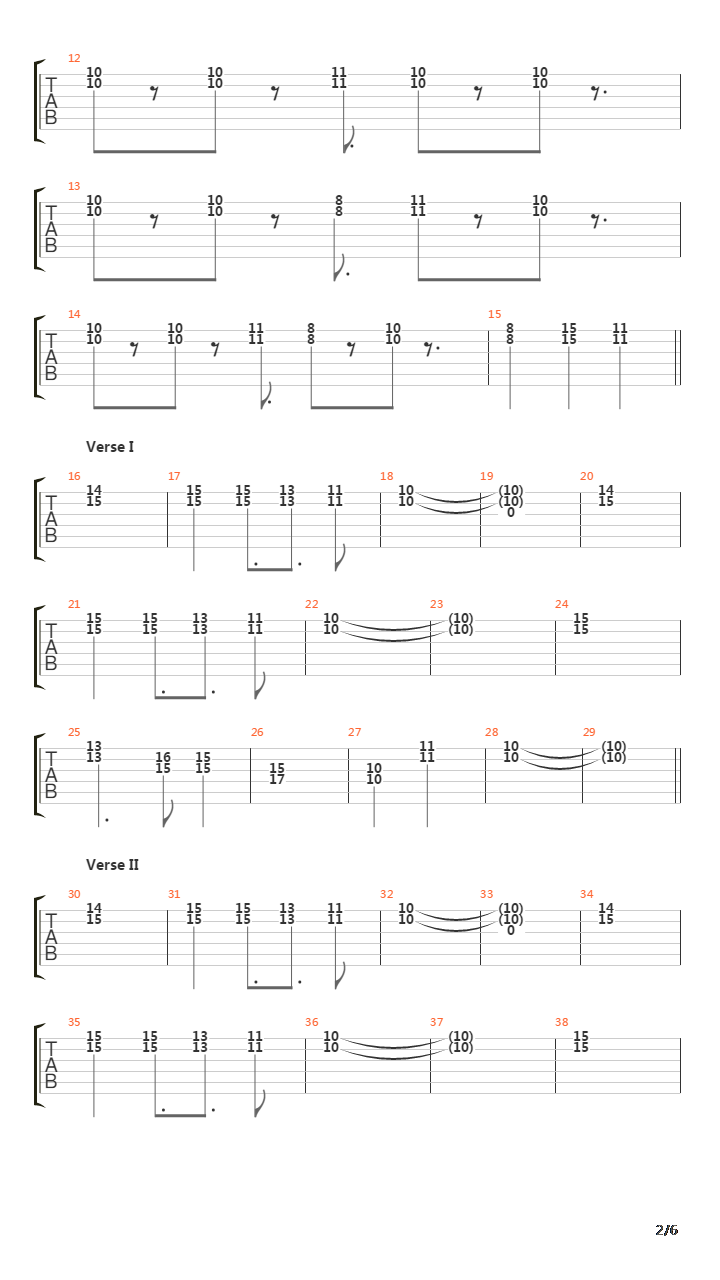 Wermacht吉他谱