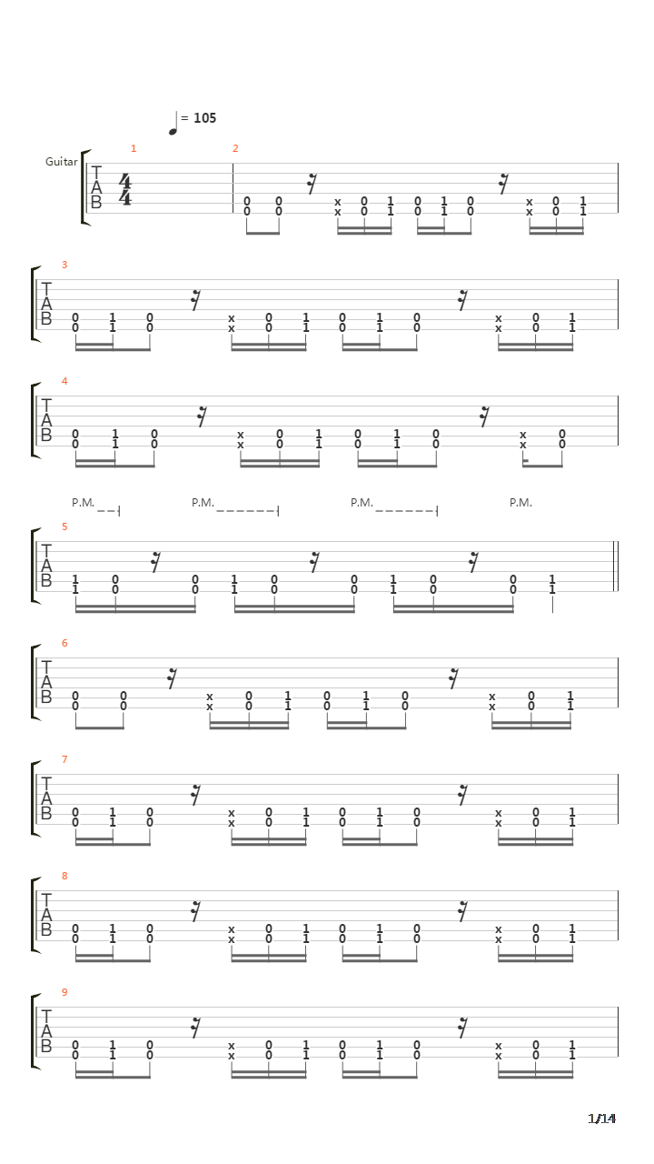 迷彩(Meisai)吉他谱