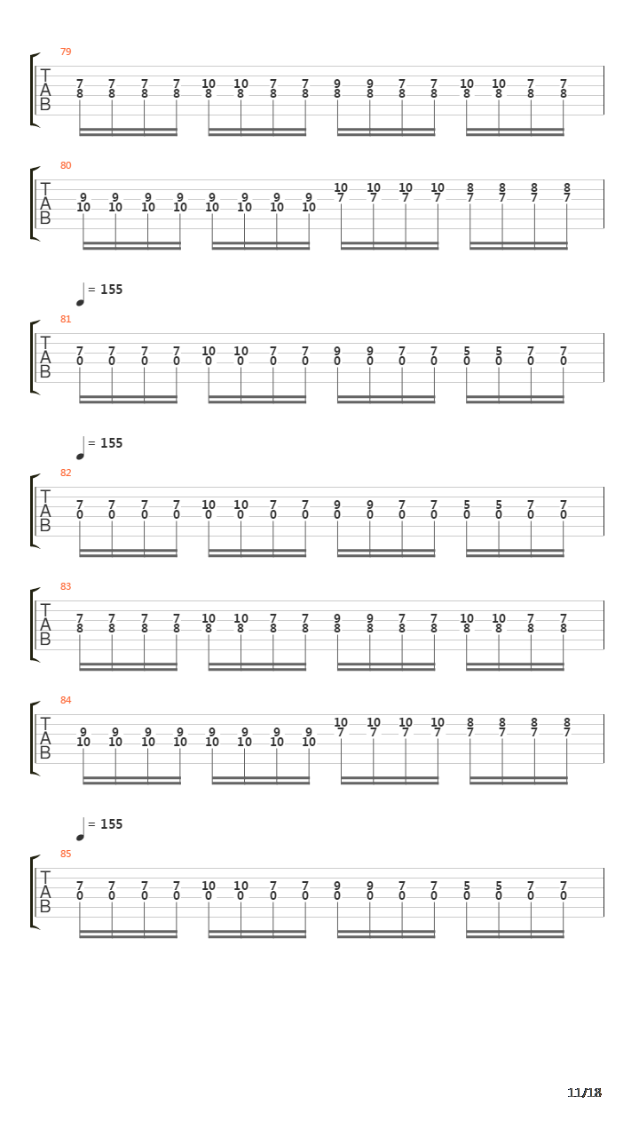 The Wampiric Tyrant吉他谱