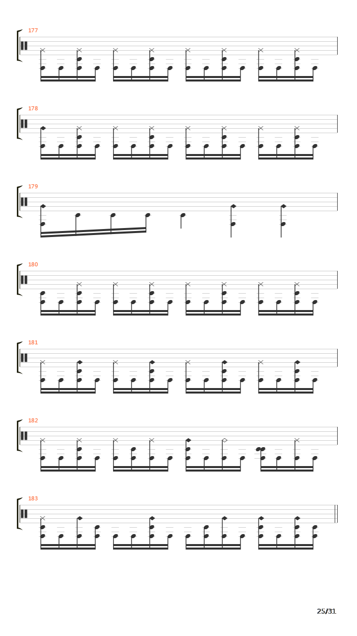 Nostradamus吉他谱