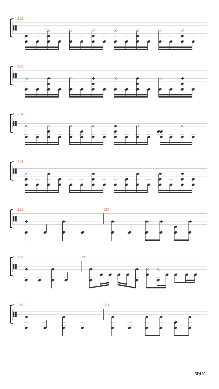 Nostradamus吉他谱