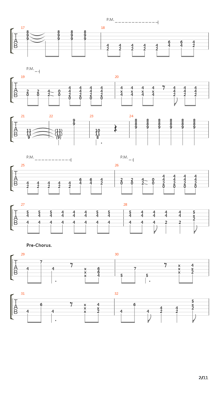 Belt吉他谱