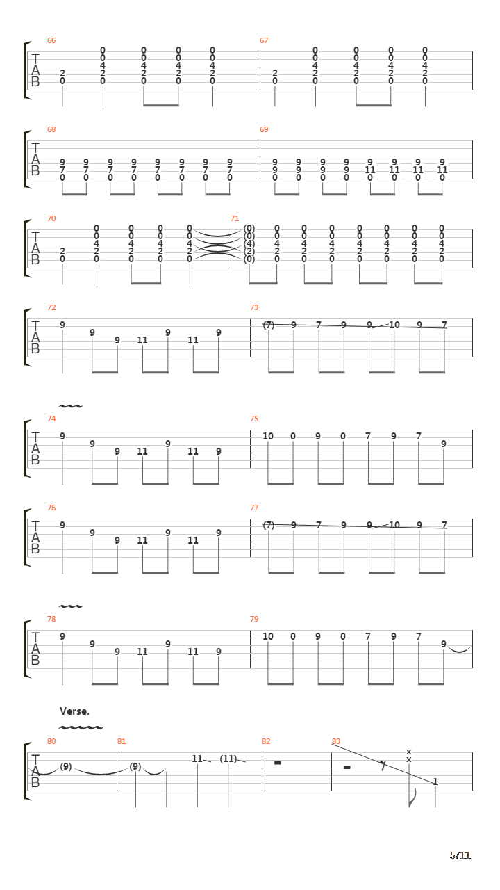 Belt吉他谱