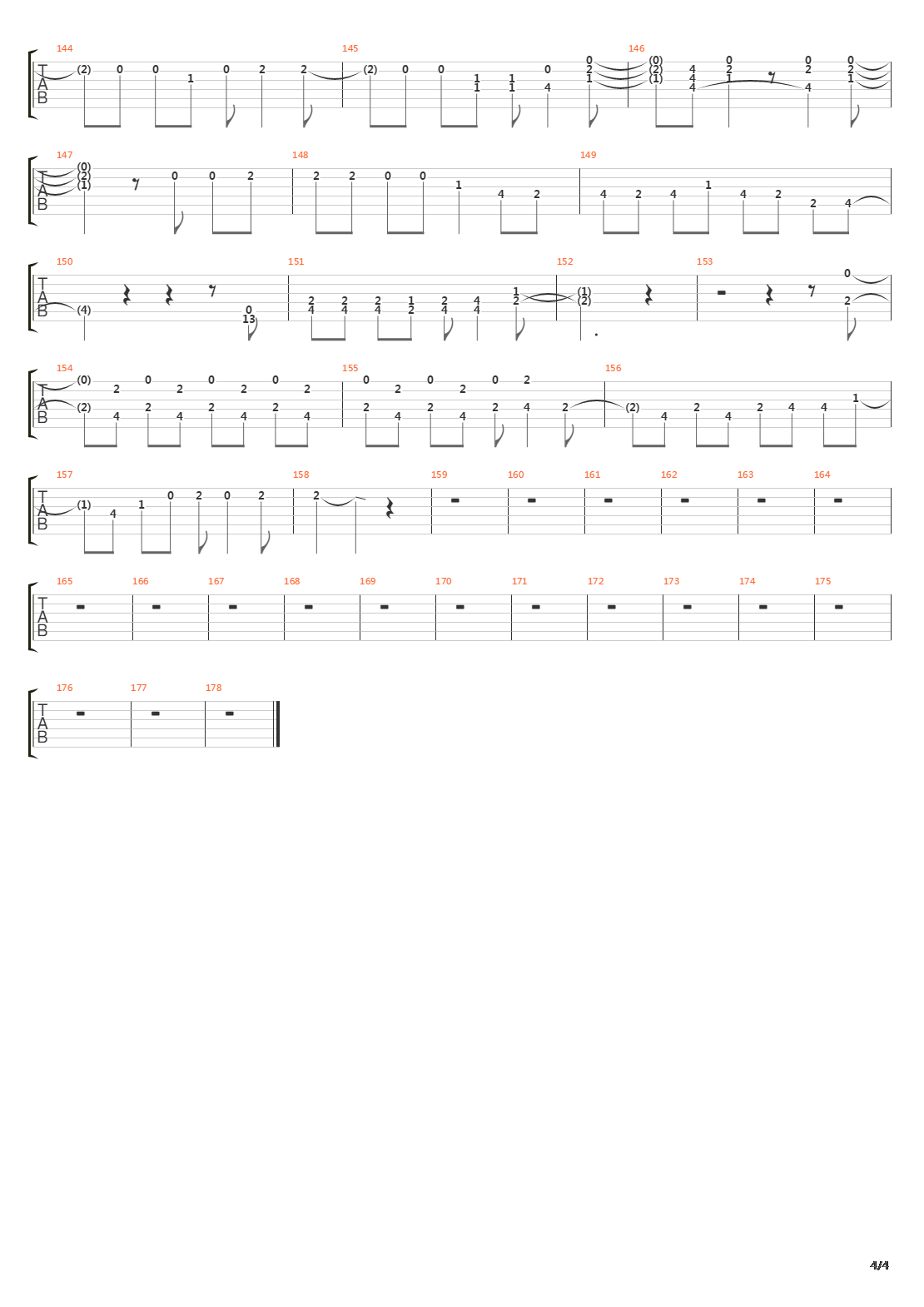 Metronome吉他谱