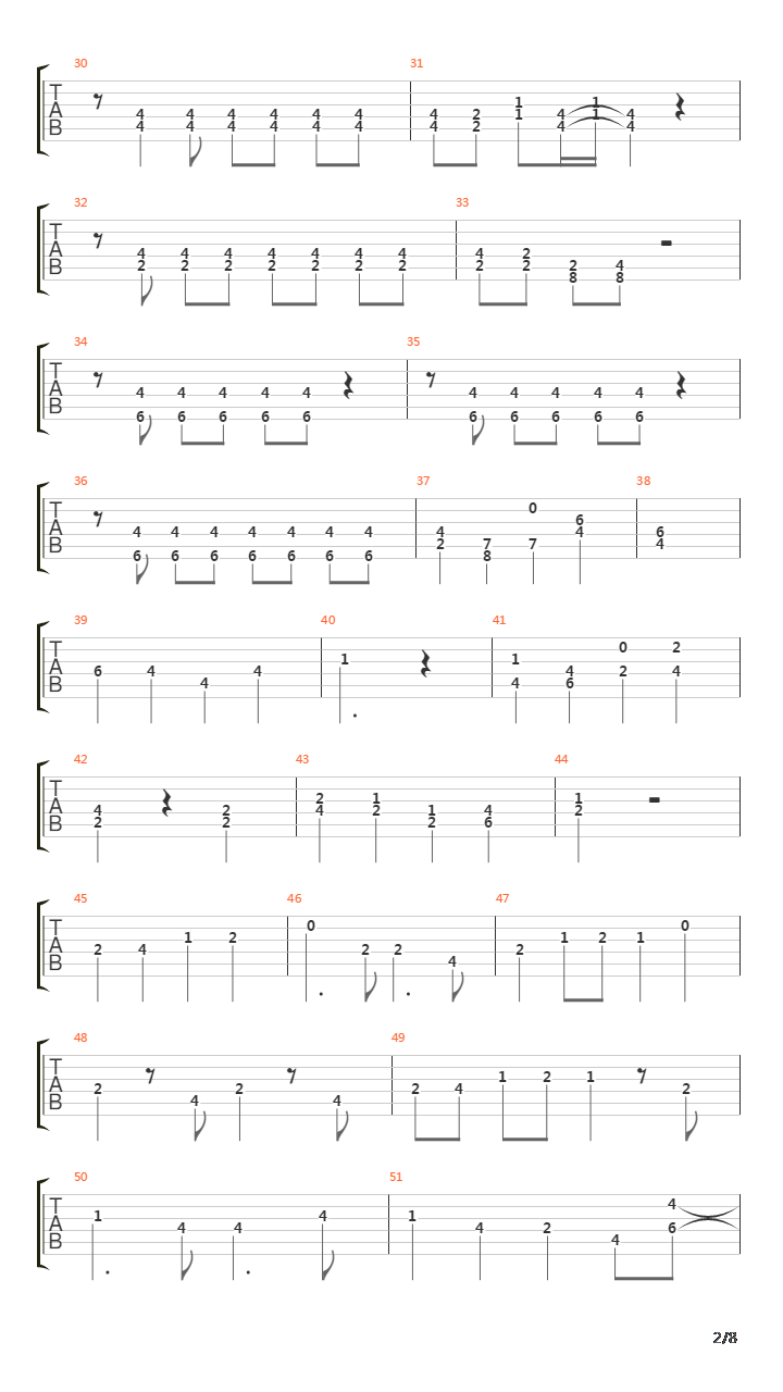 Metronome吉他谱