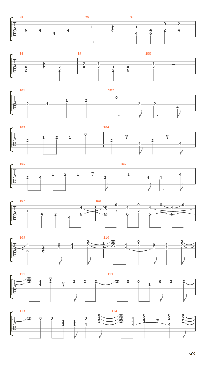 Metronome吉他谱