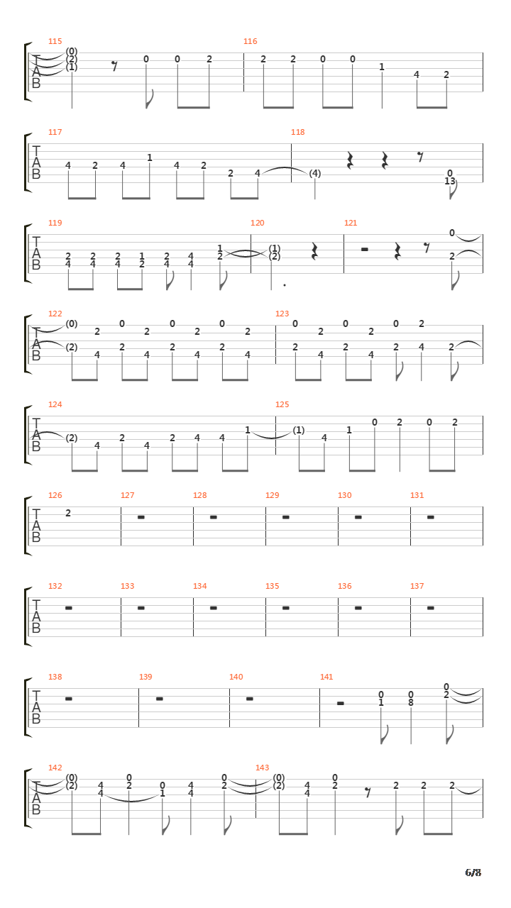 Metronome吉他谱