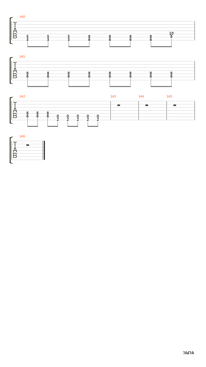 The Eleventh Sphere吉他谱