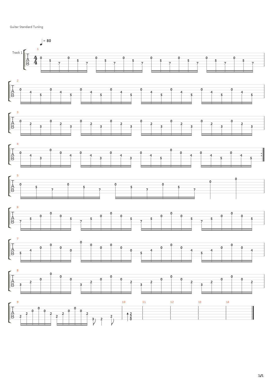 Picking Speed Trainer吉他谱