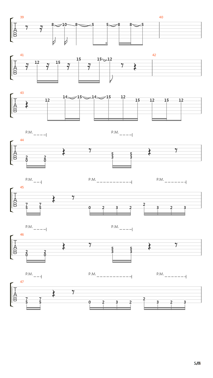 Özgürce Yaşa(Solo Hariç)Y.E.Y吉他谱