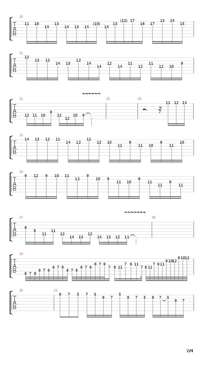 Some Power Solos Examples吉他谱