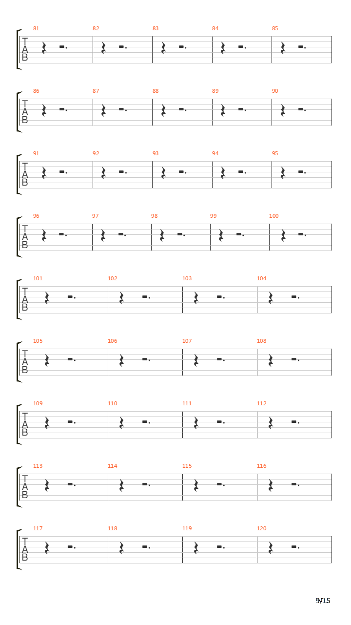 I Shall Lead, You Shall Follow吉他谱