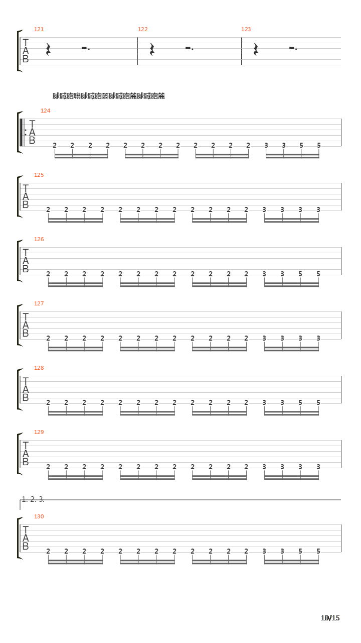 I Shall Lead, You Shall Follow吉他谱