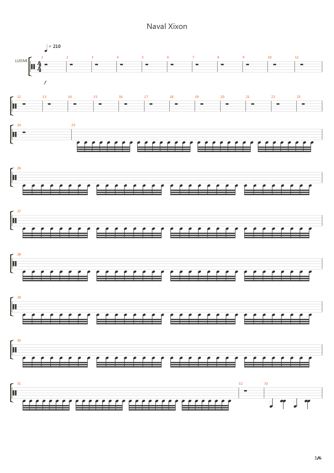 Naval Xixón吉他谱