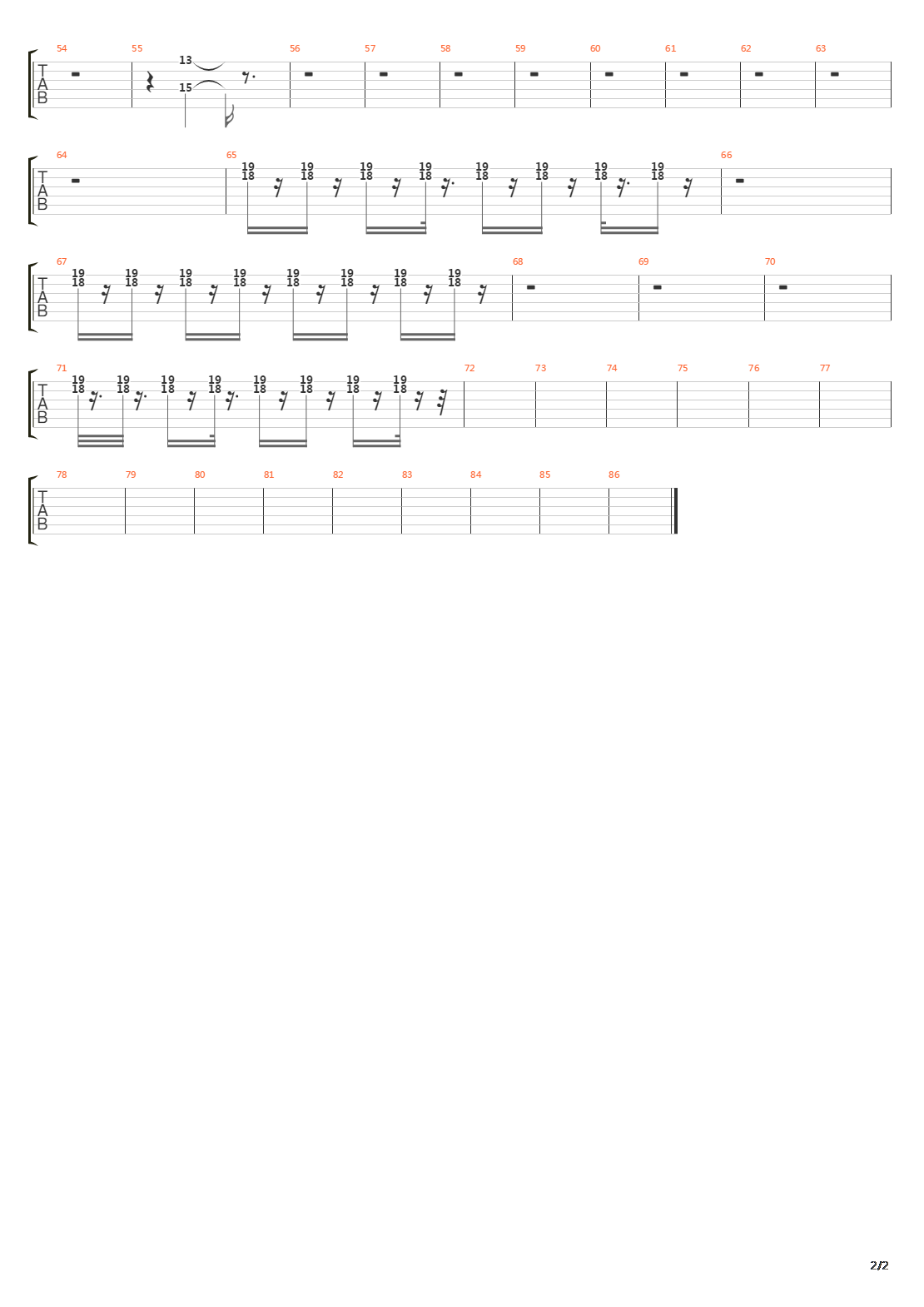 e Proibido Fumar吉他谱