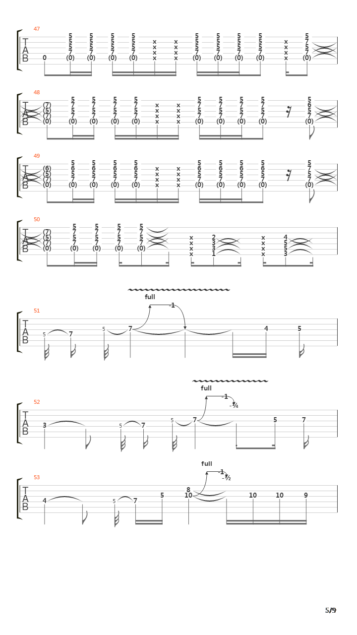 By The Swords(2 Guitars)吉他谱