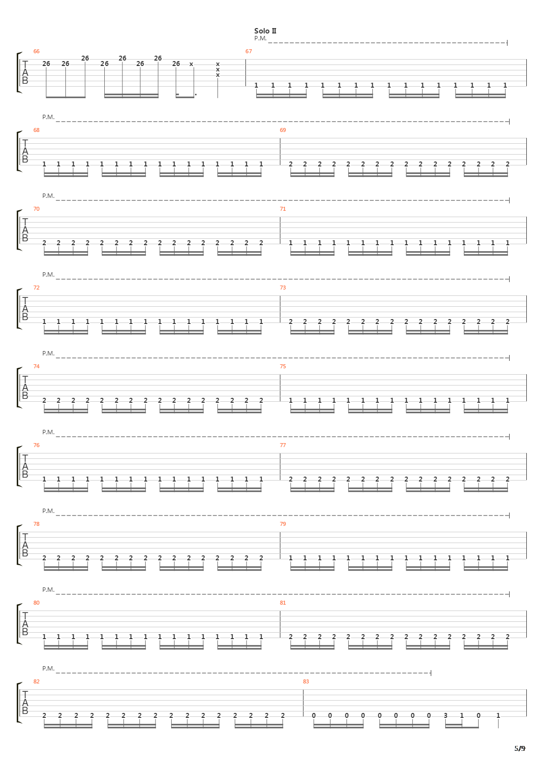 Hardening Of The Arteries吉他谱