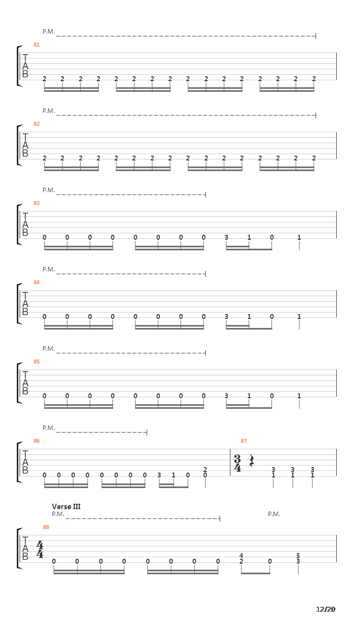 Hardening Of The Arteries吉他谱