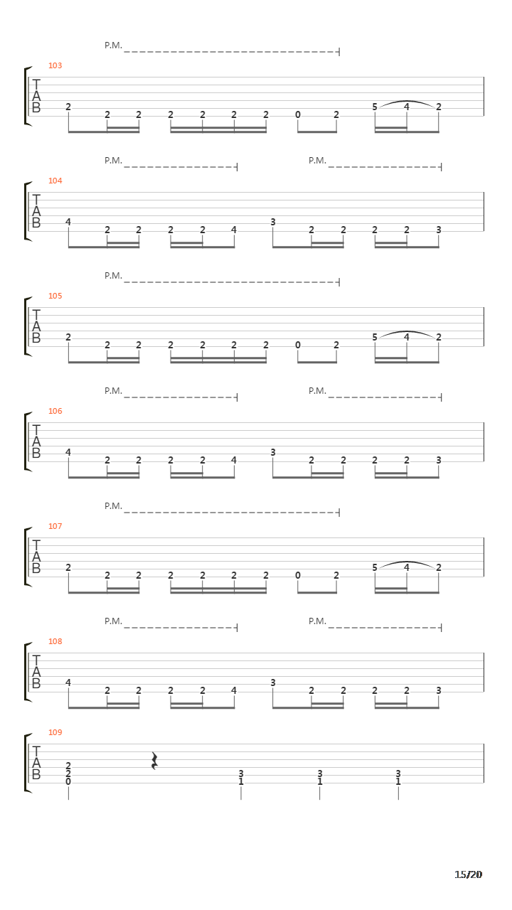 Hardening Of The Arteries吉他谱