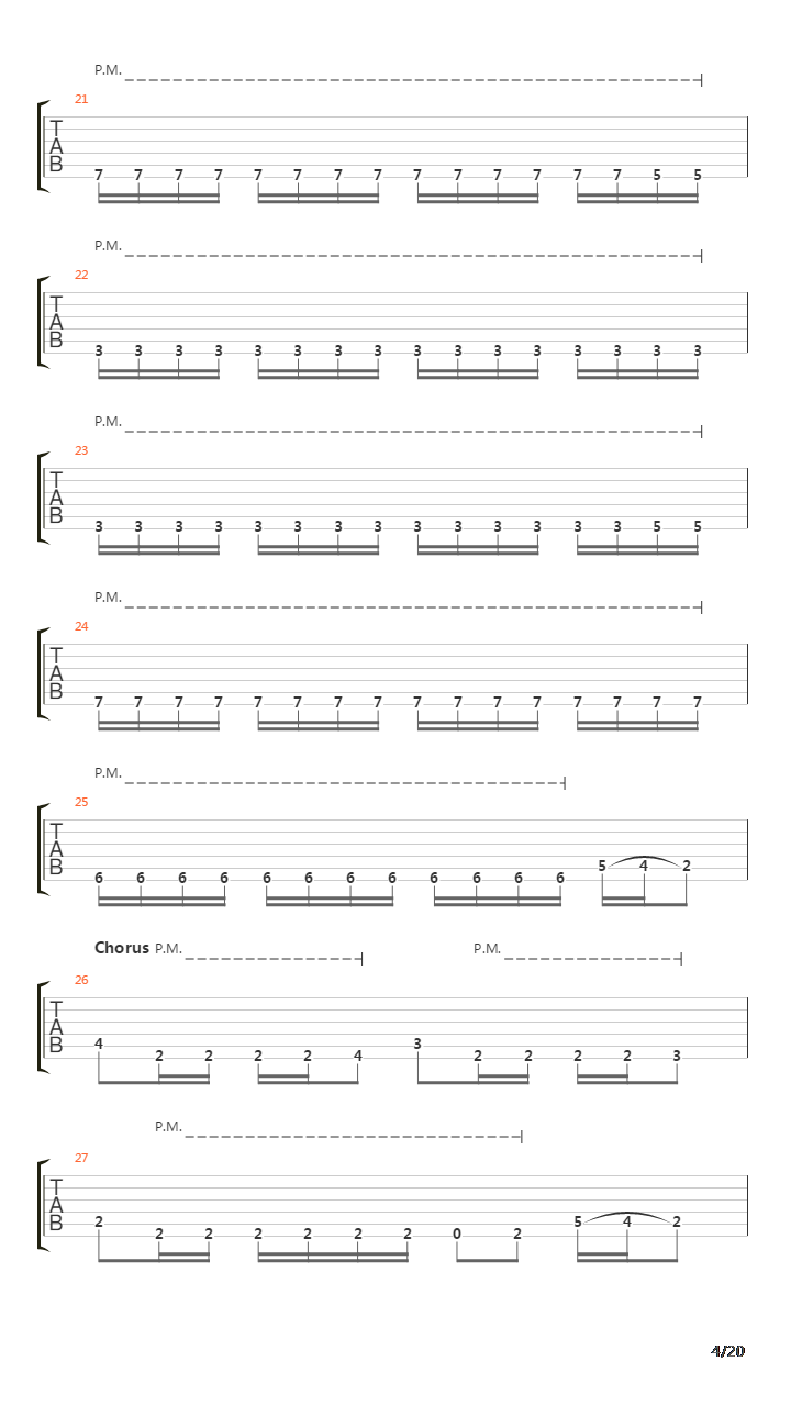 Hardening Of The Arteries吉他谱