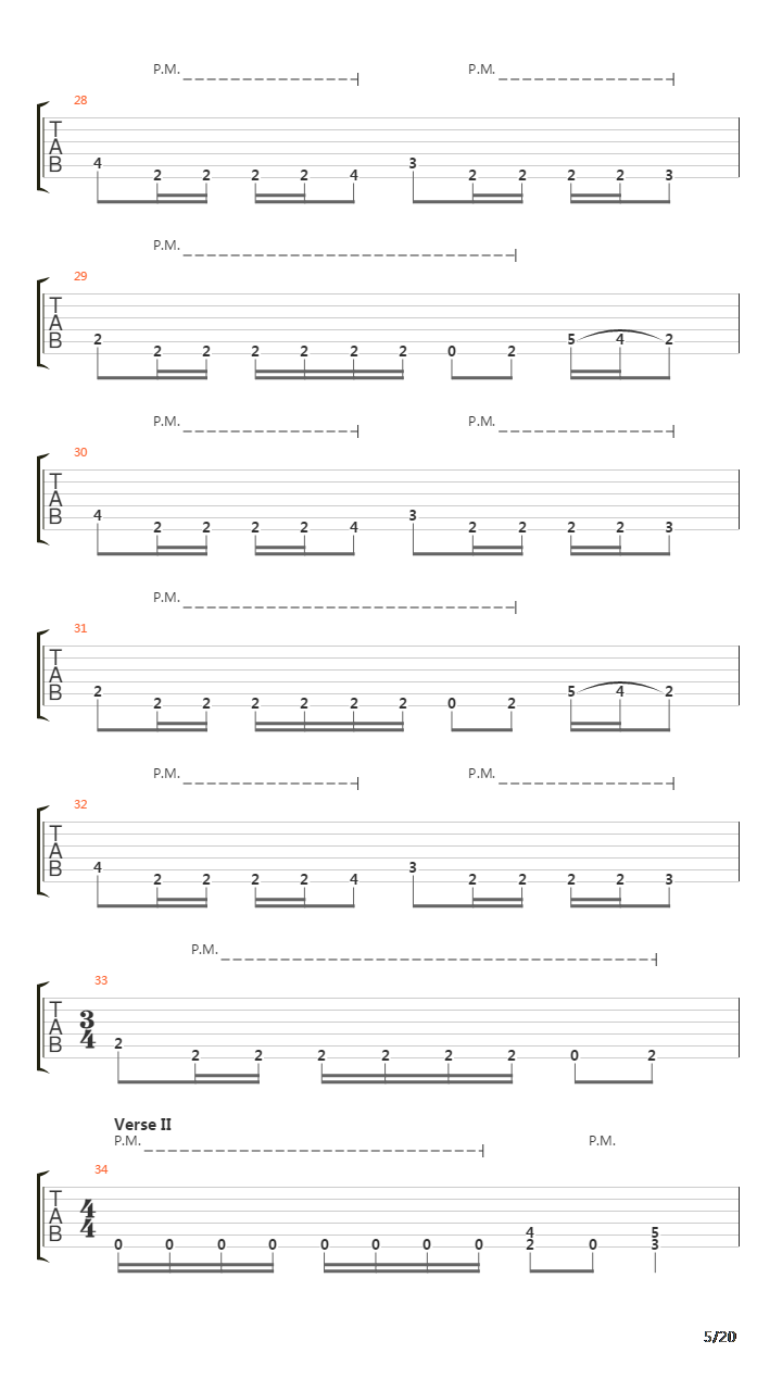 Hardening Of The Arteries吉他谱