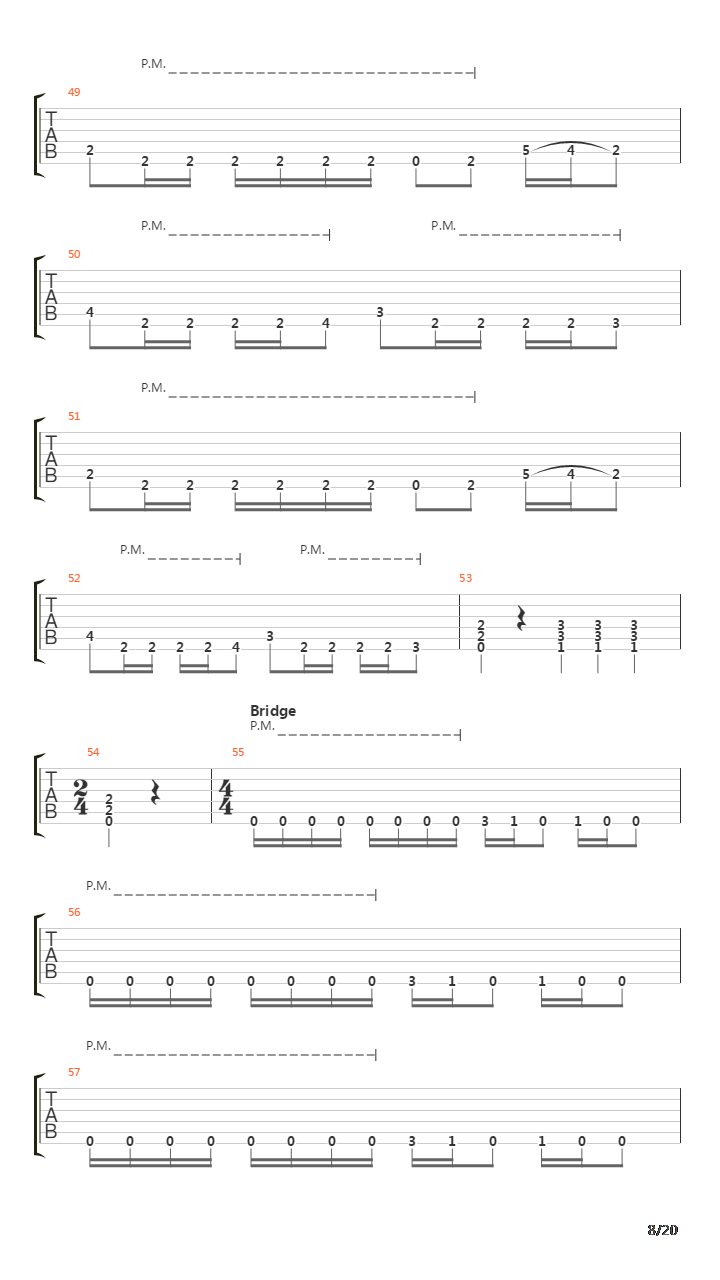 Hardening Of The Arteries吉他谱