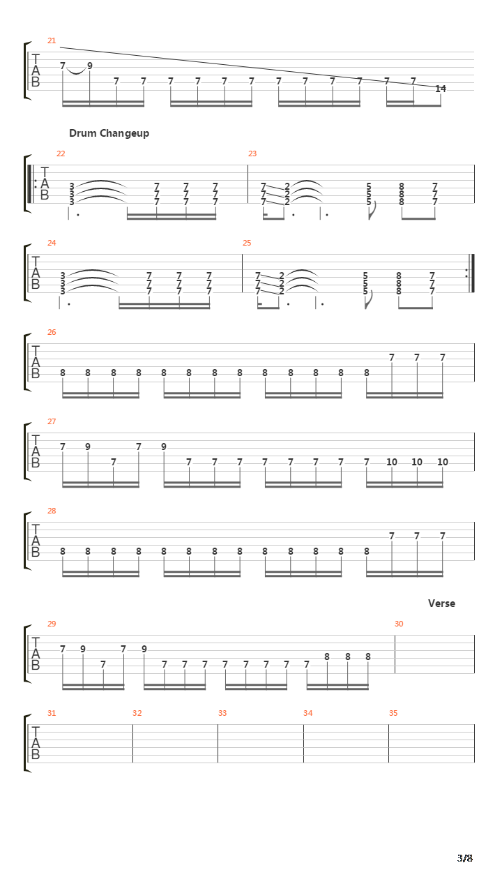 Genlty (Iowa Version)吉他谱