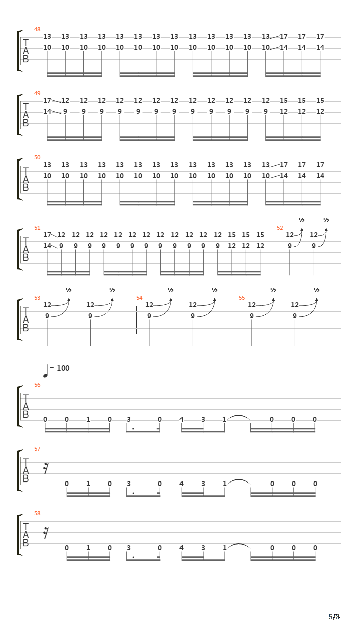 Genlty (Iowa Version)吉他谱