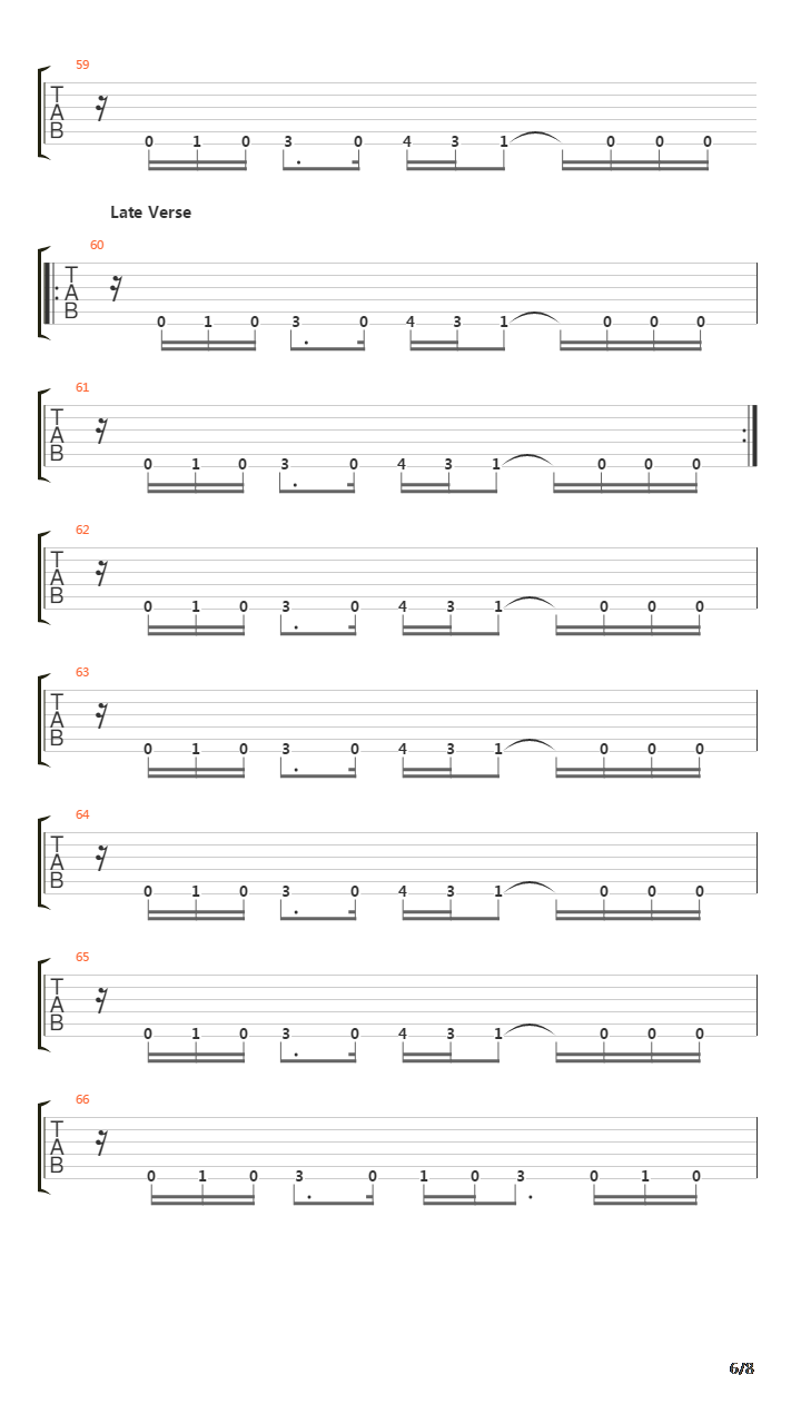 Genlty (Iowa Version)吉他谱