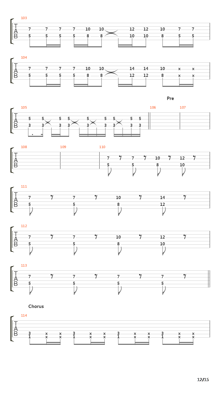 เซโรงัง (Se Ro Ngang)吉他谱