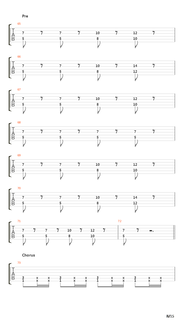 เซโรงัง (Se Ro Ngang)吉他谱