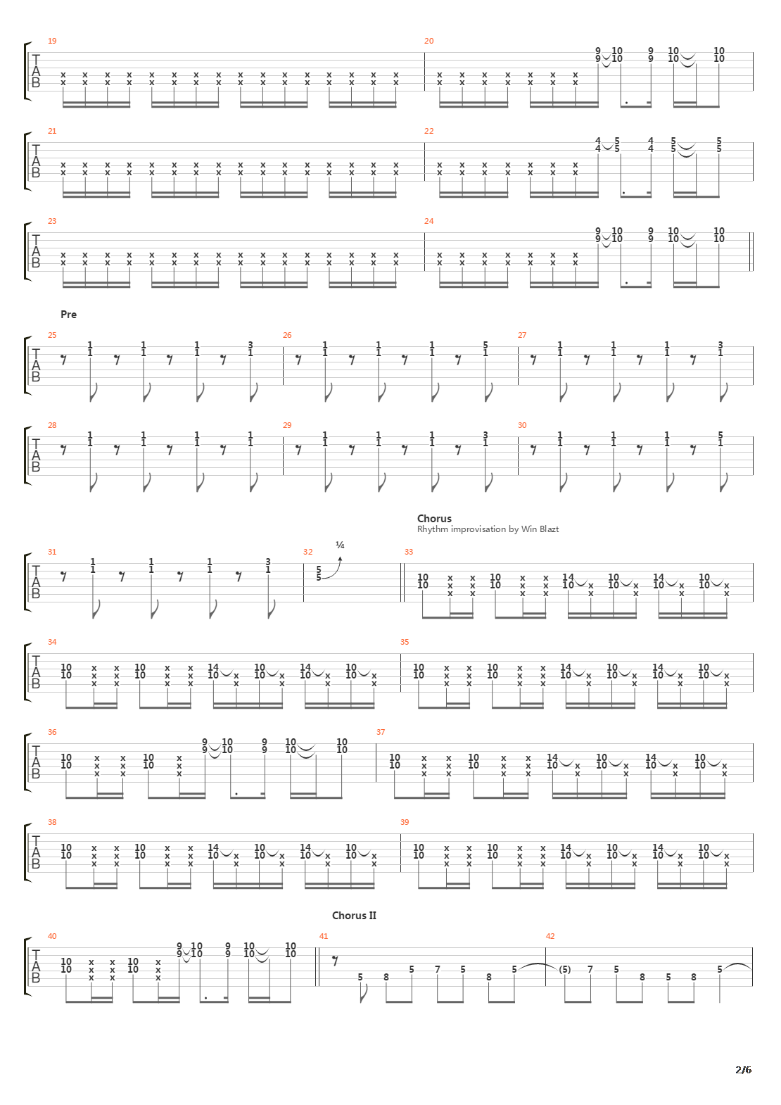 เซโรงัง吉他谱