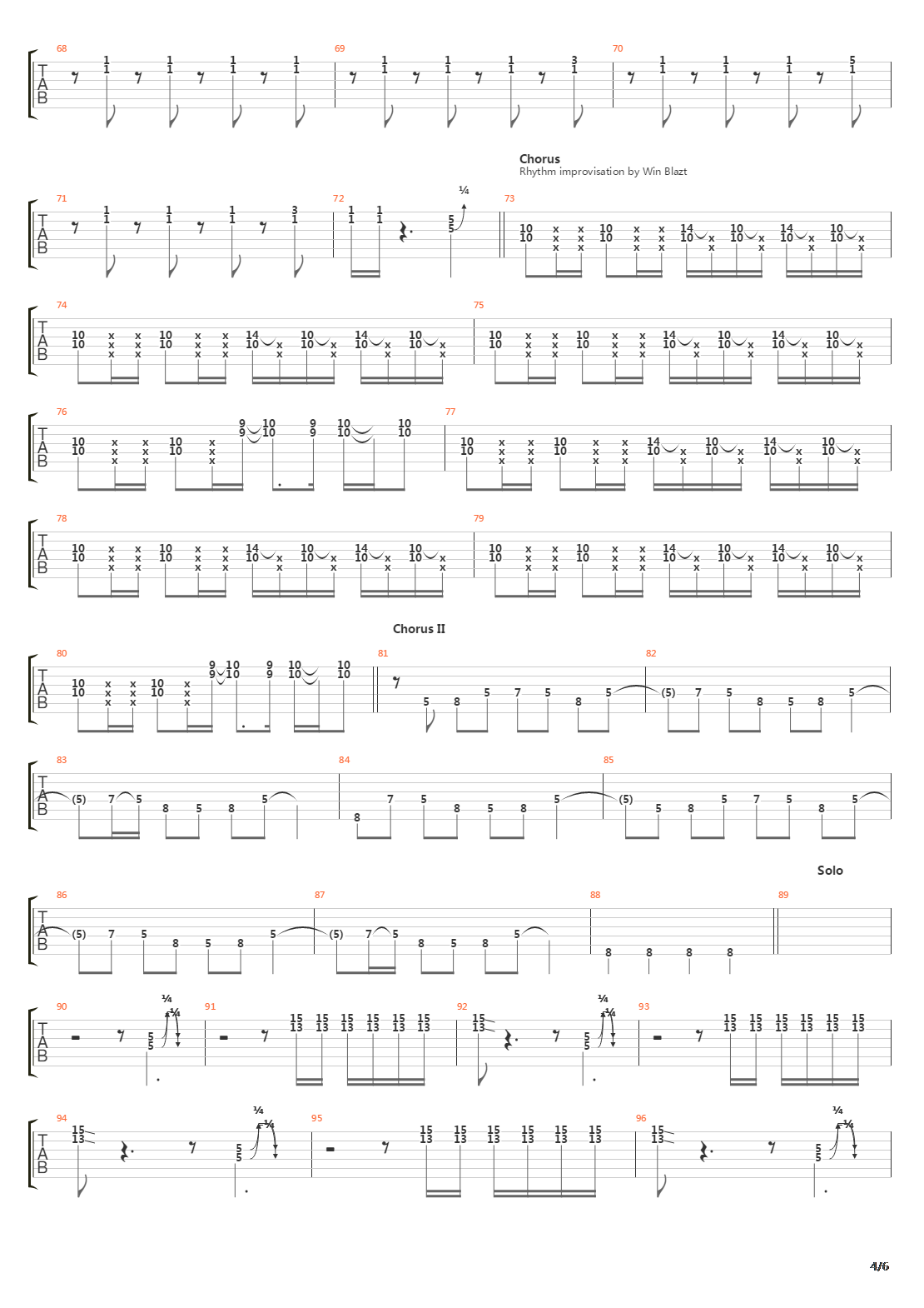 เซโรงัง吉他谱