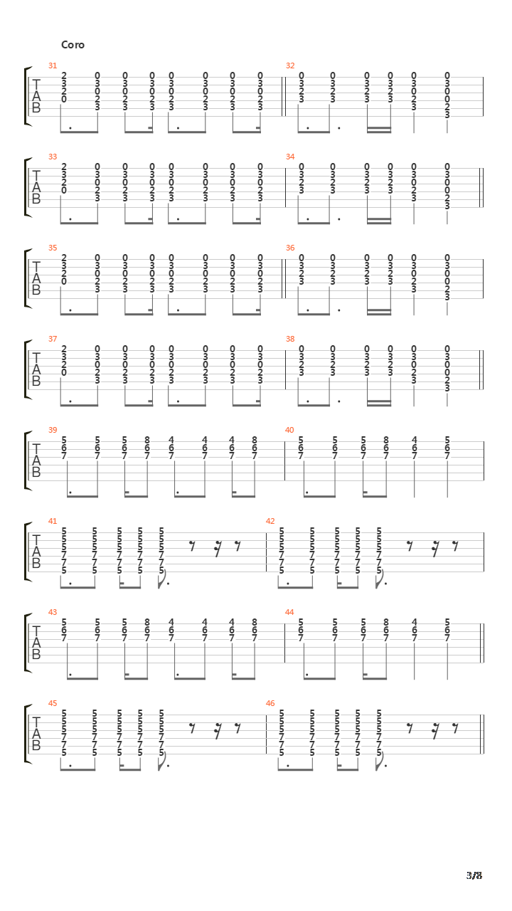 Lo Que Sangra (La Cupula)吉他谱