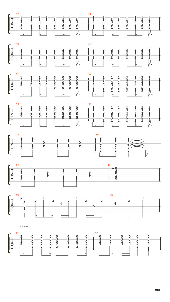 Lo Que Sangra (La Cupula)吉他谱