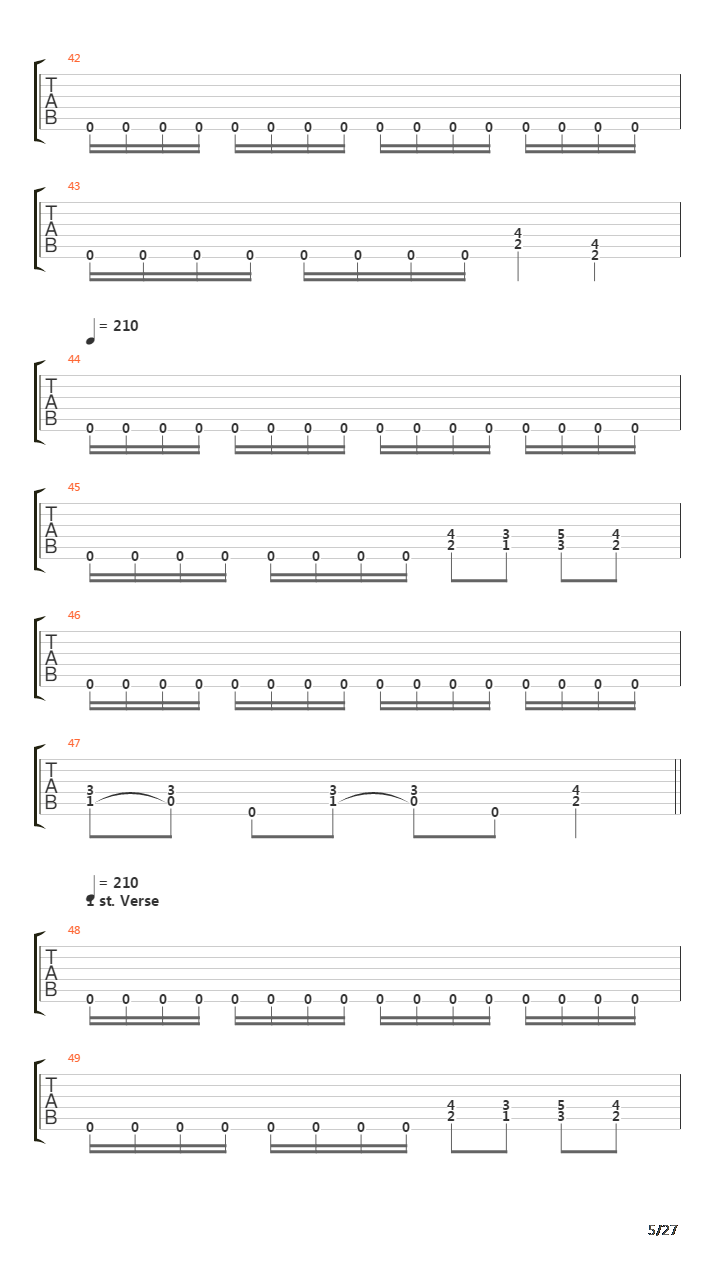 500 anos de que吉他谱