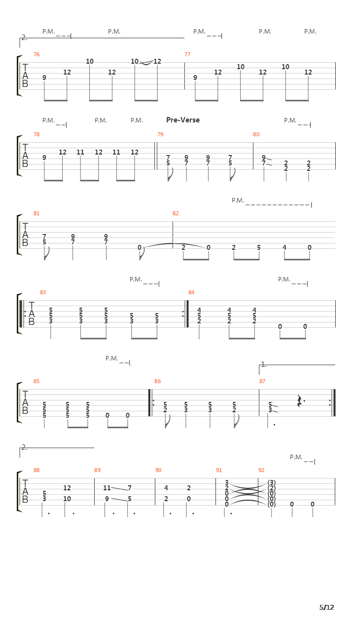 Let This River Flow吉他谱