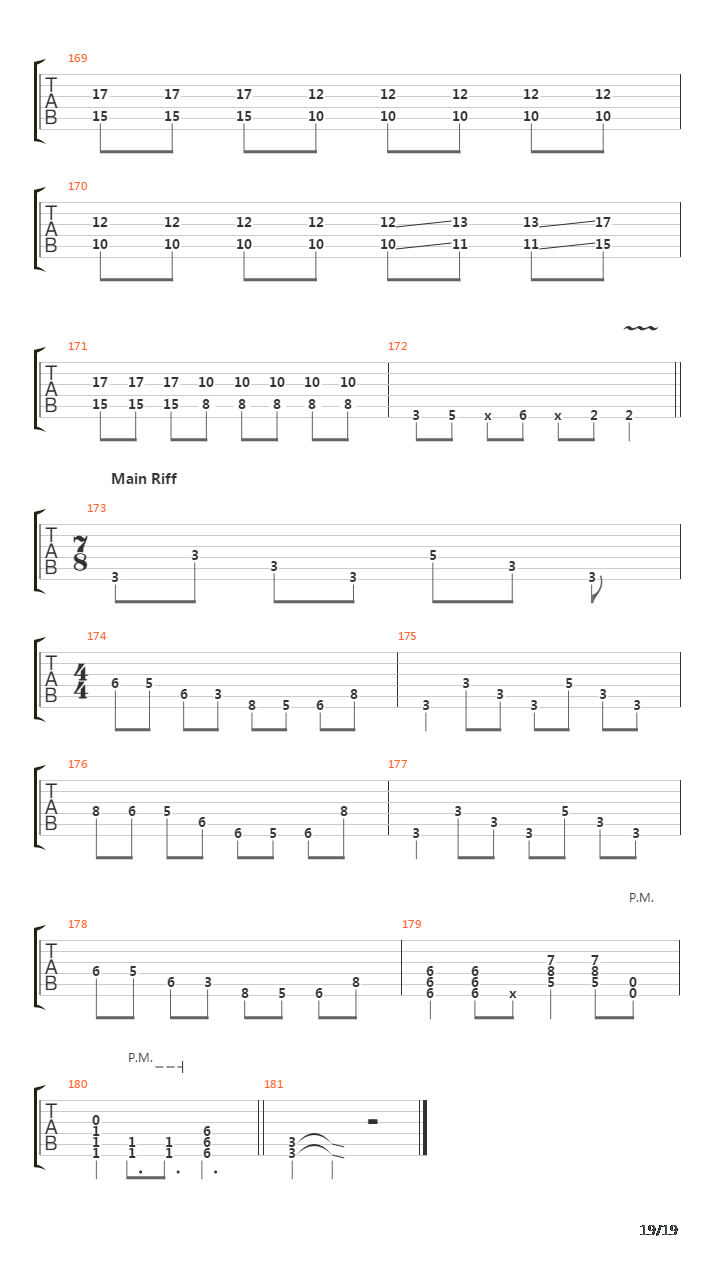 Two Lives Worth Of Reckoning (With Solo)吉他谱