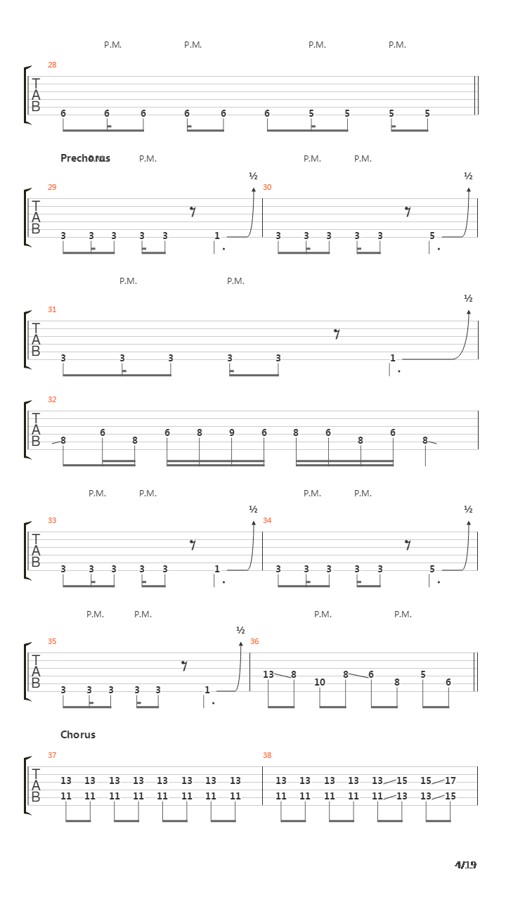 Two Lives Worth Of Reckoning (With Solo)吉他谱