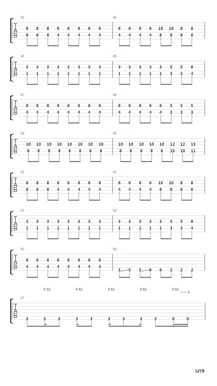 Two Lives Worth Of Reckoning吉他谱