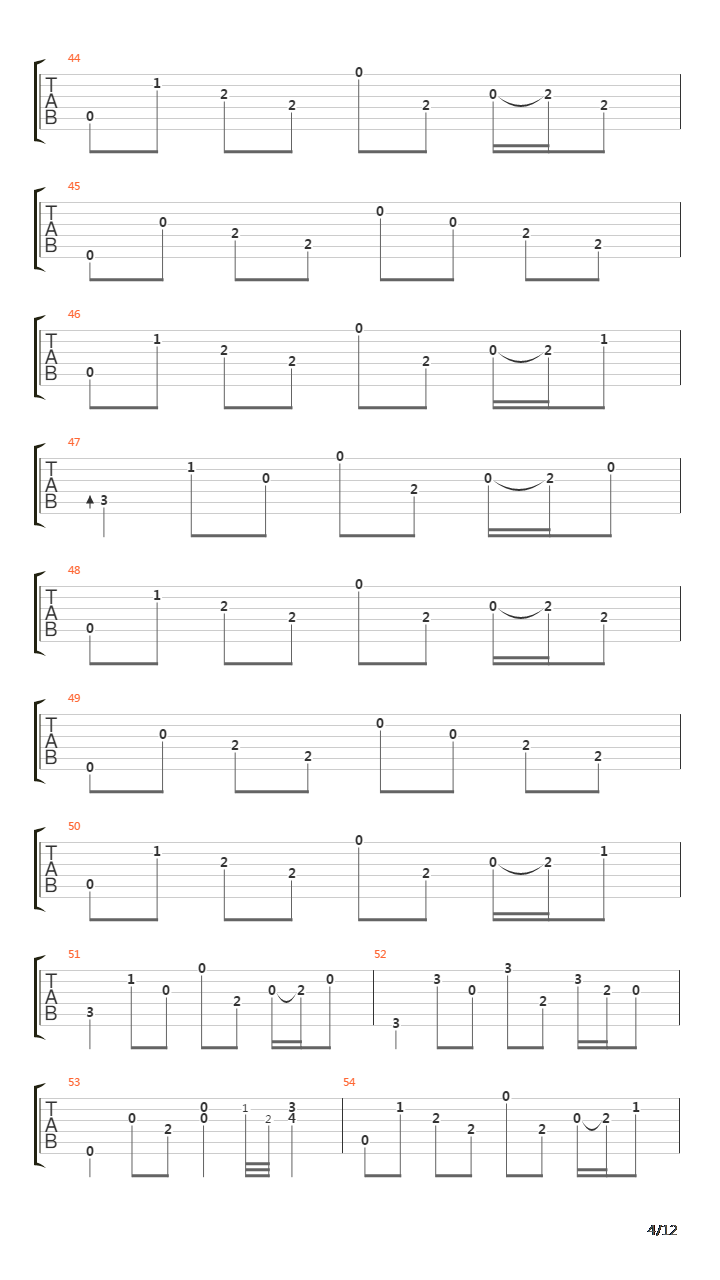 Fade To Black吉他谱