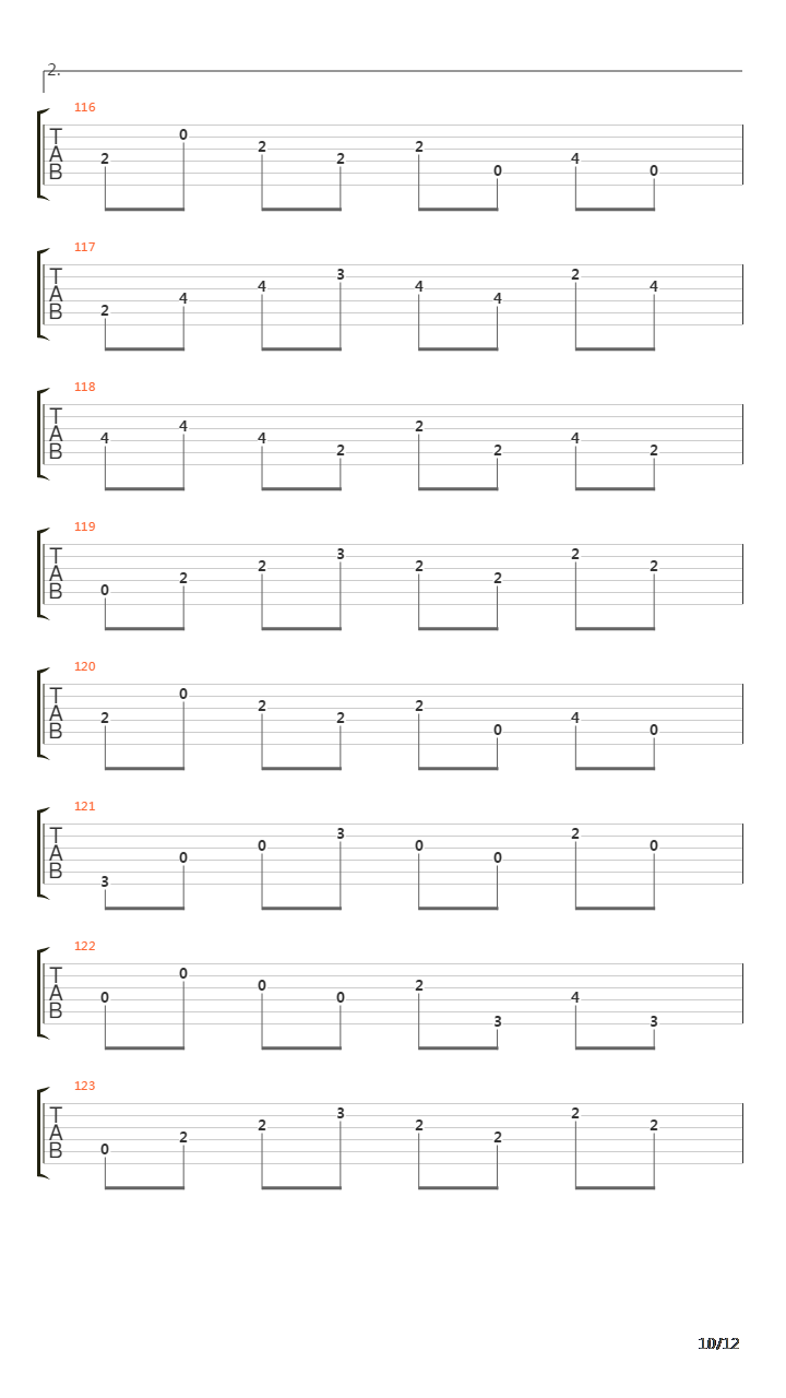 Fade To Black吉他谱