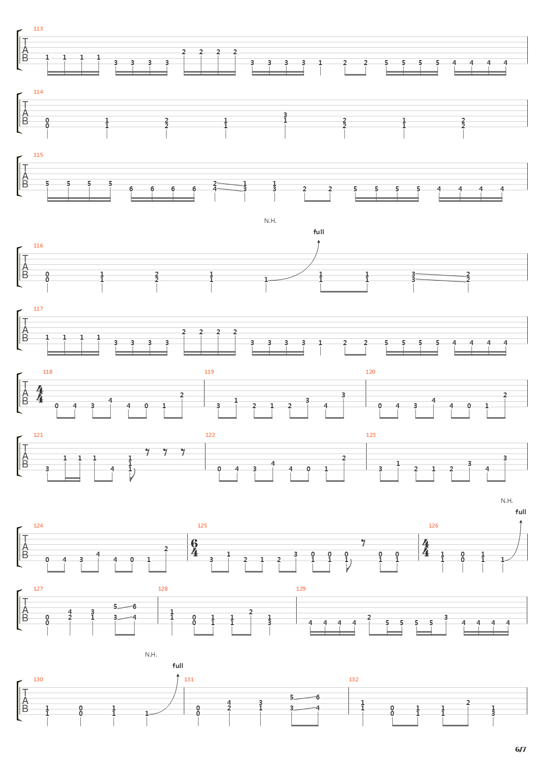 Surpressing The Mute吉他谱