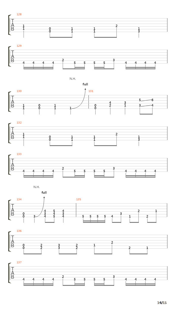 Surpressing The Mute吉他谱