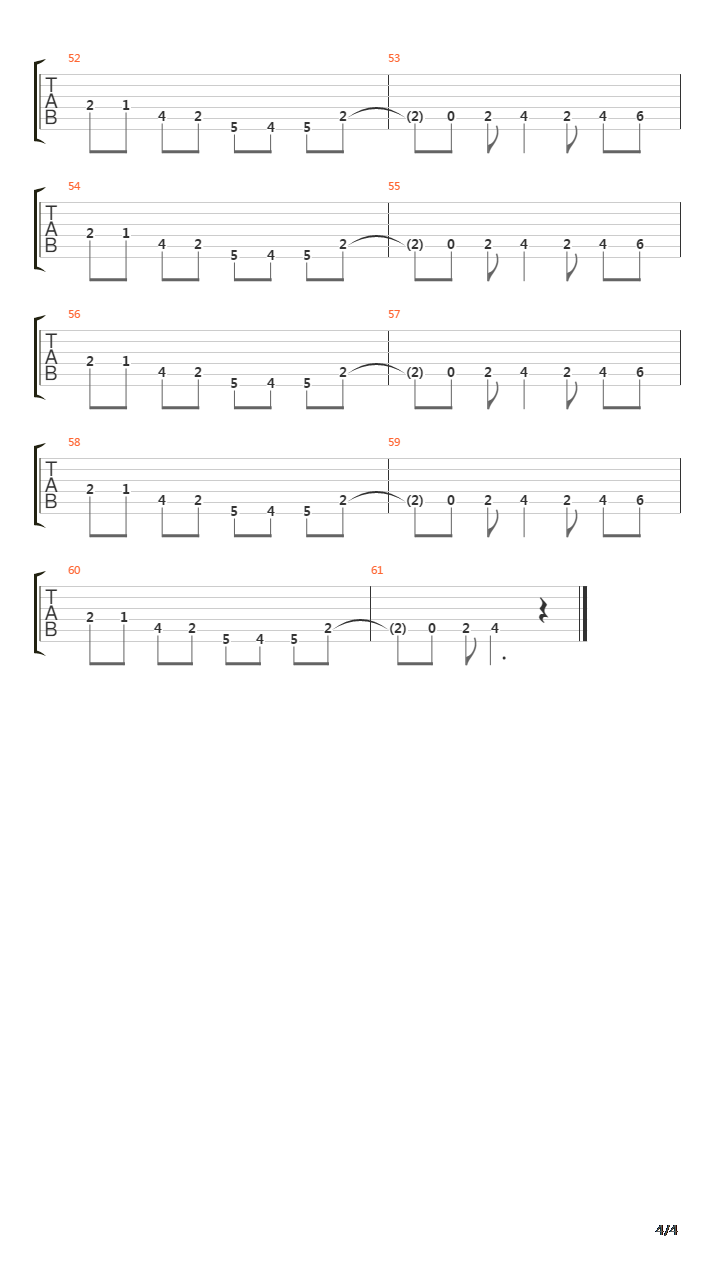 Resonance (Op 1)吉他谱