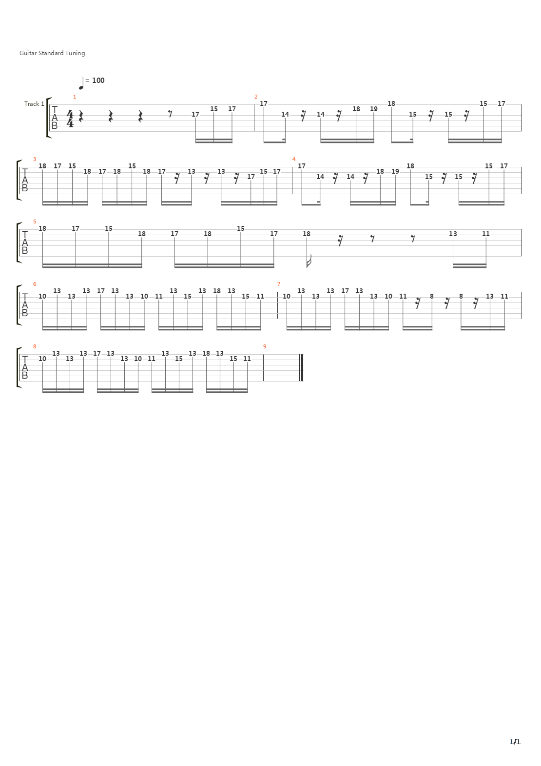 Horlepiep吉他谱