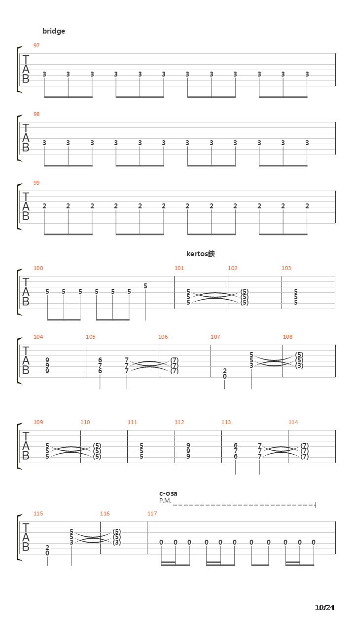 Ei Encorea吉他谱